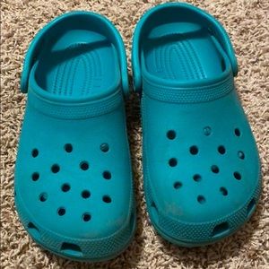 Teal crocs!